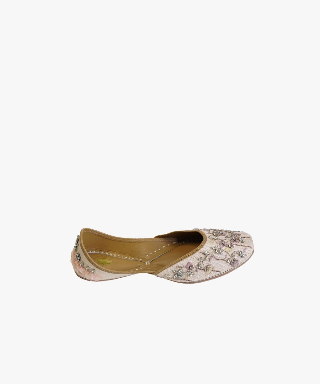 Baby Pink Jutti Genuine Leather Footwear