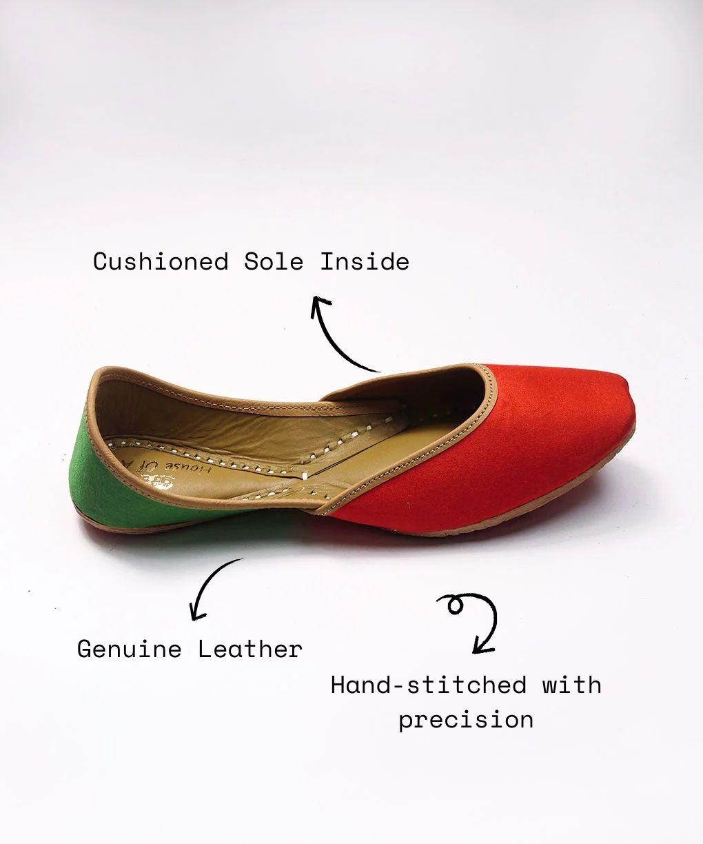 Colours Of Toli Jutti Genuine Leather Footwear