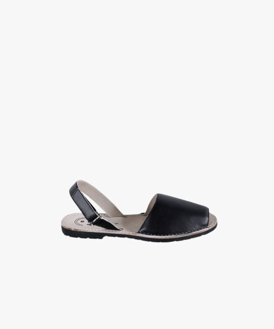 Black solid Avircazz Sandals
