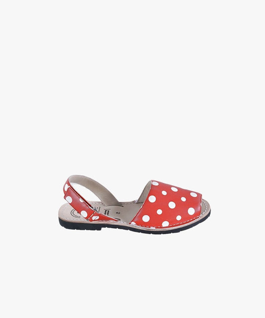 Red Polka Avircazz Sandals