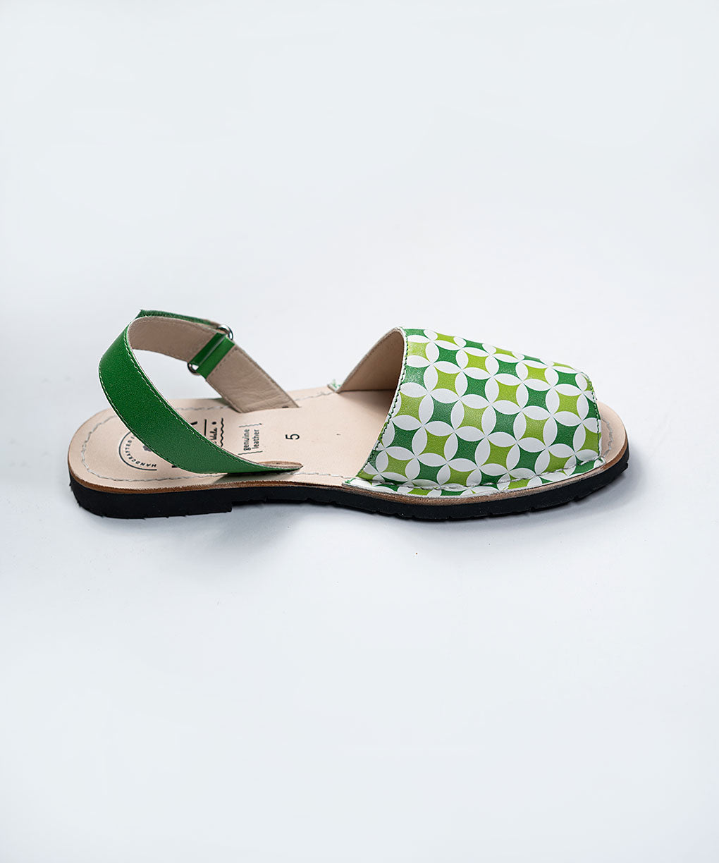 Green Puff Avircazz Sandals