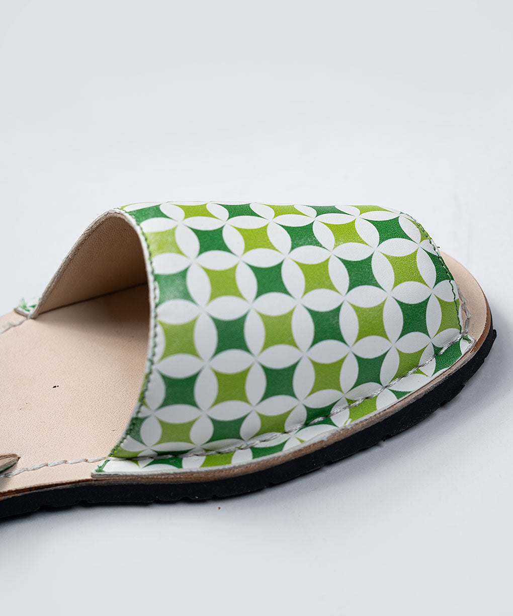 Green Puff Avircazz Sandals