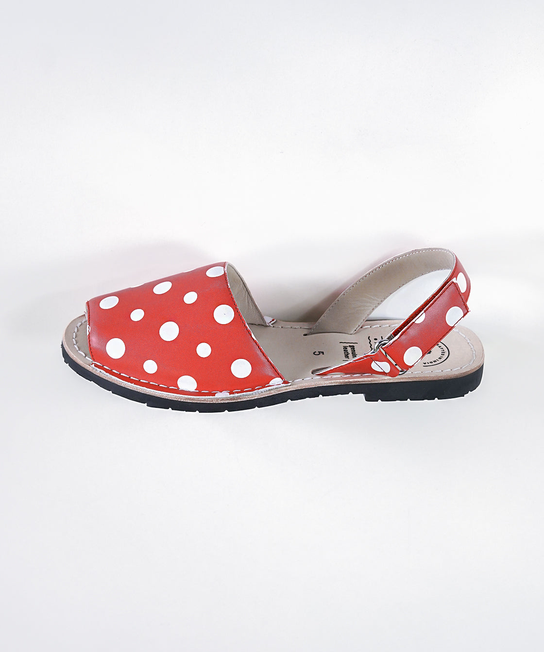 Red Polka Avircazz Sandals