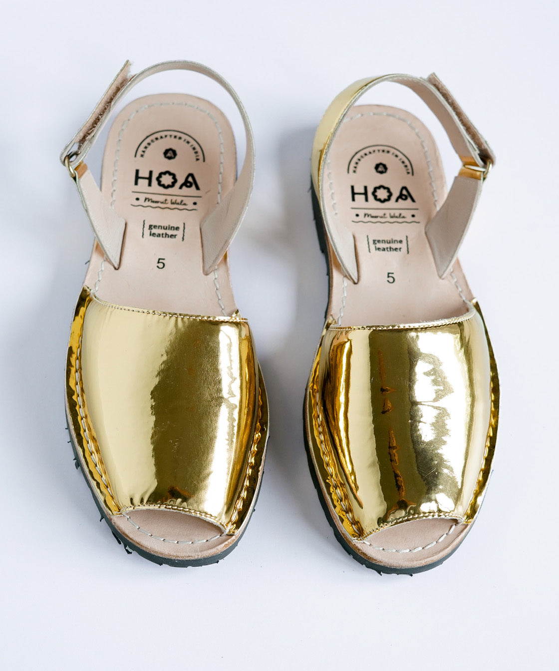 Golden Avircazz Sandals