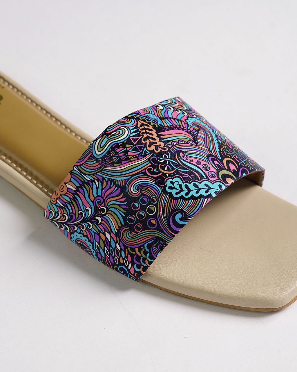 Blue Panache Slip on Flats