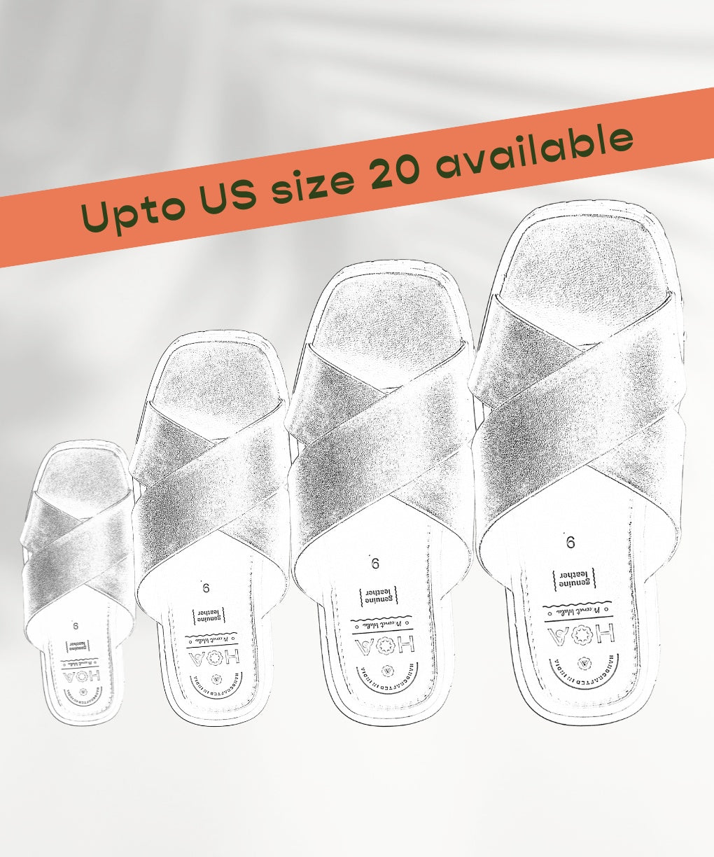 Brown Criss-Cross Sandals