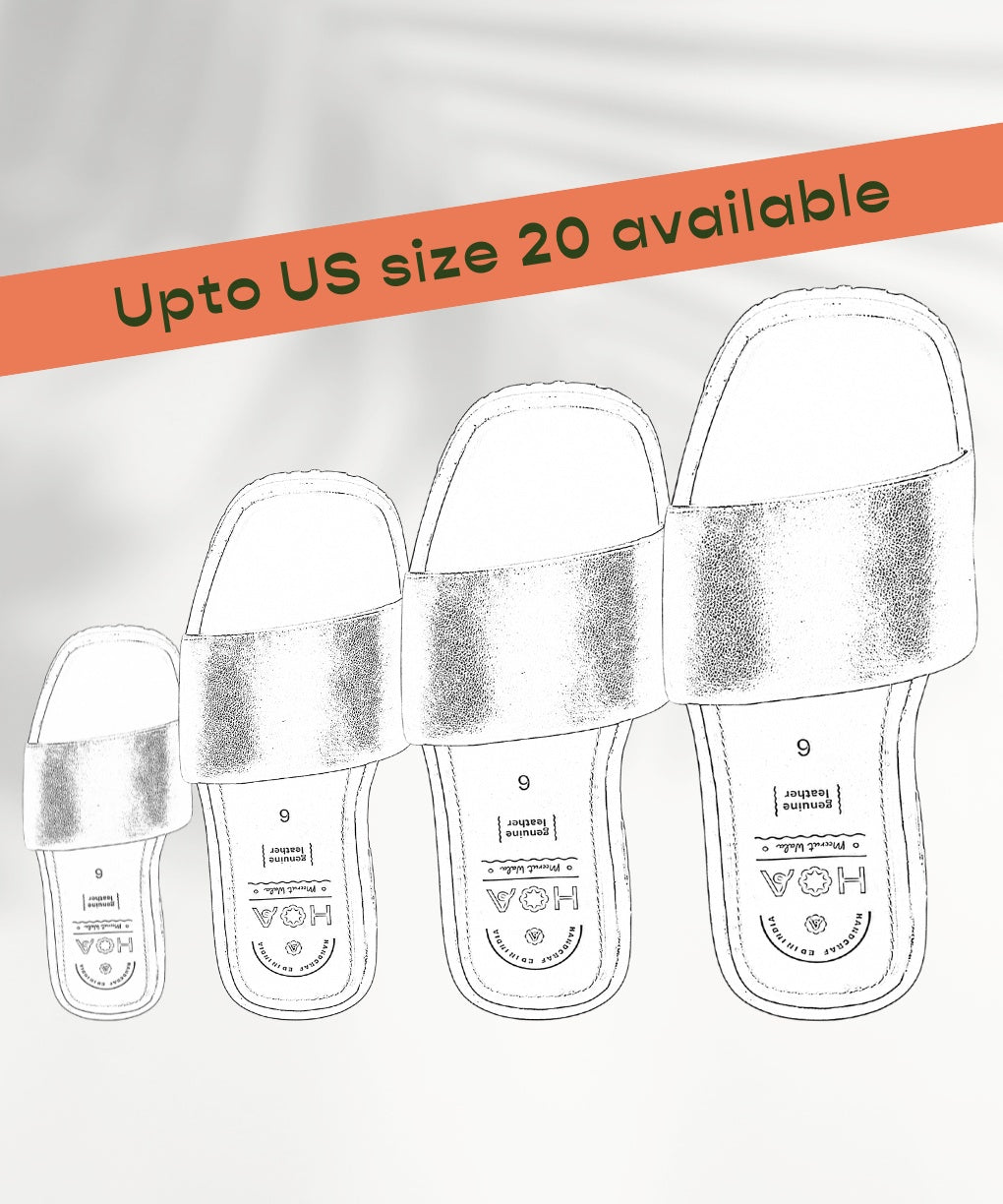 Brown Slip-on Flat Sandals