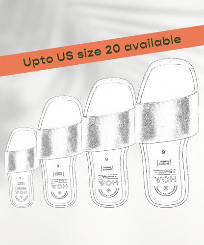 Brown Slip-on Flat Sandals