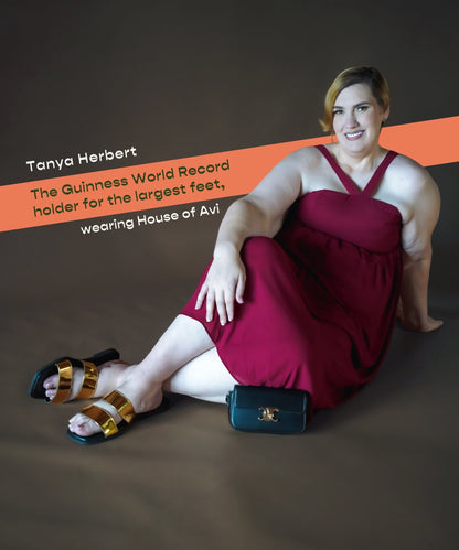 Gold Double Strap Sandals