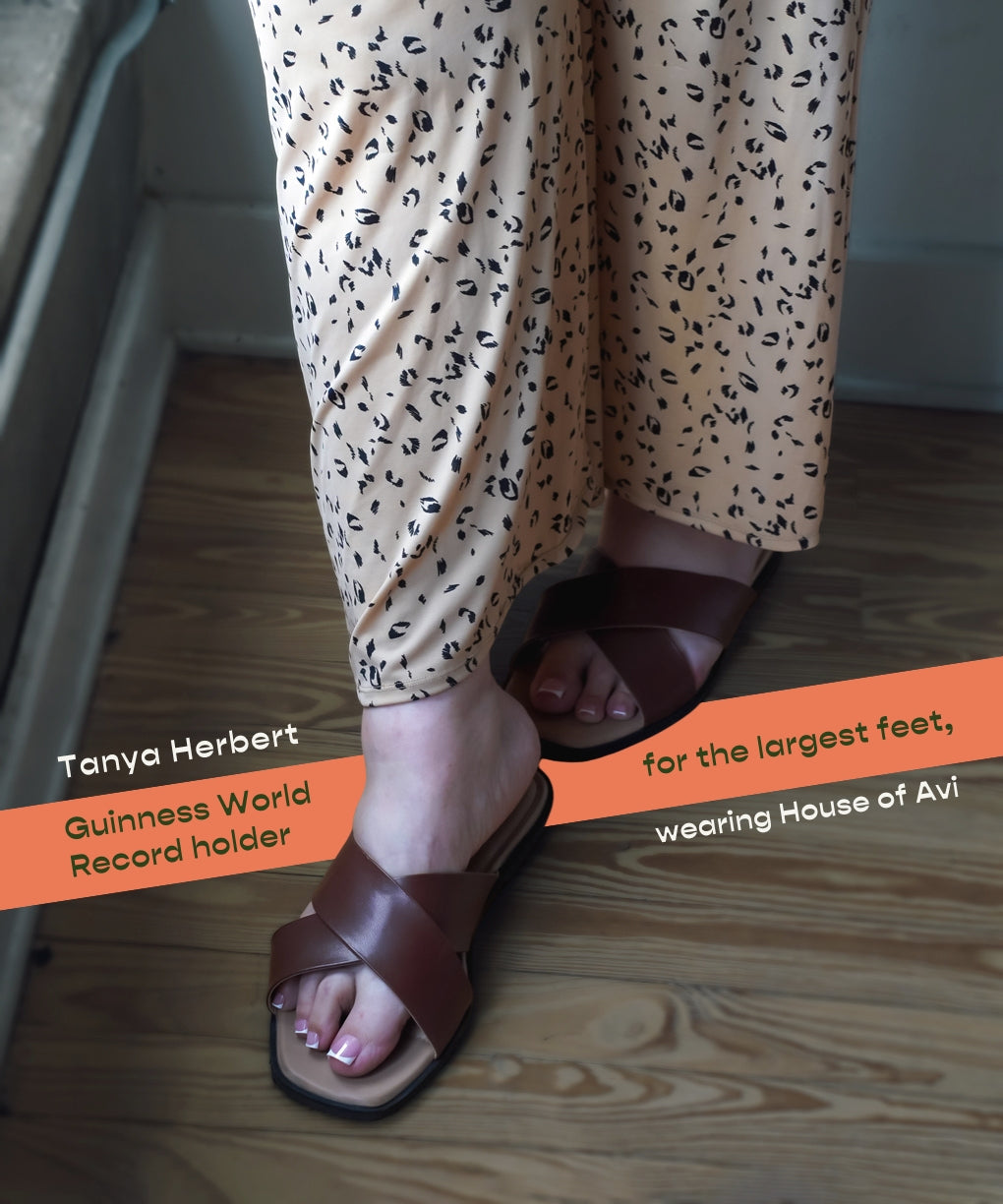 Brown Criss-Cross Sandals