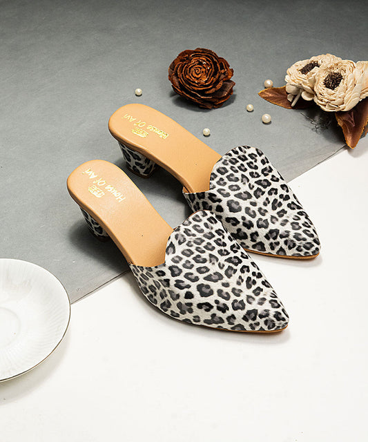 Winter Cat Mules Heels