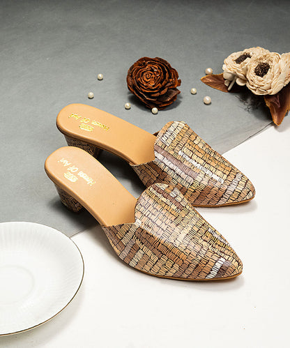 Woody Mules Heels