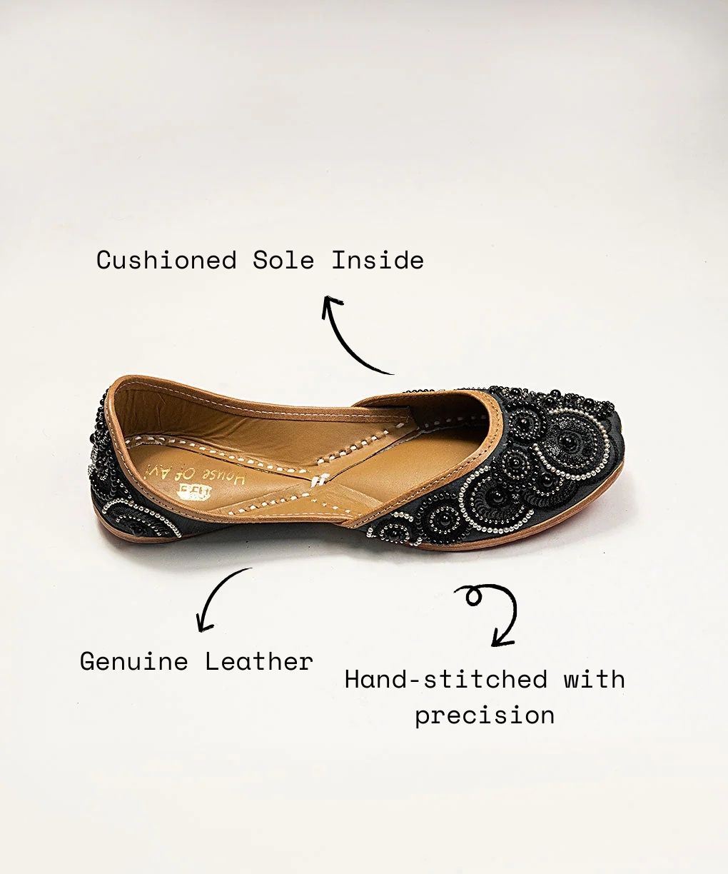 Monochrome Jutti Genuine Leather Footwear