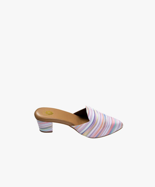 Cotton Candy Mules Heels