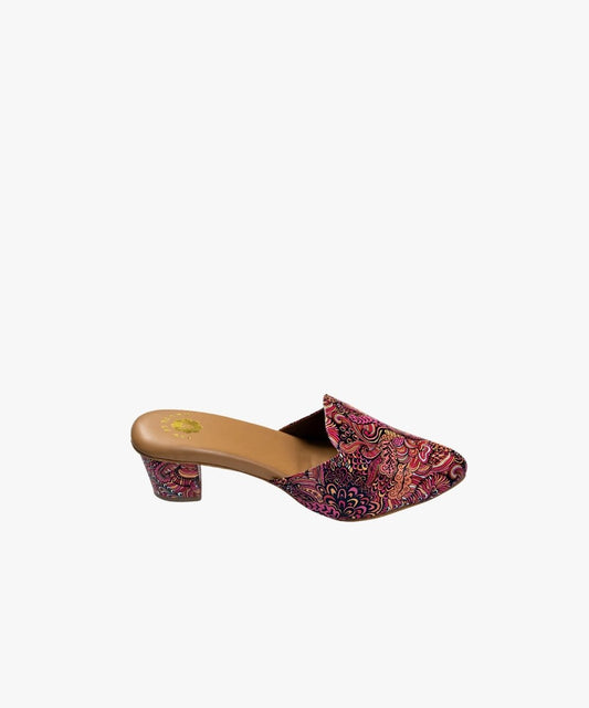 Pink Panache Mules Heels
