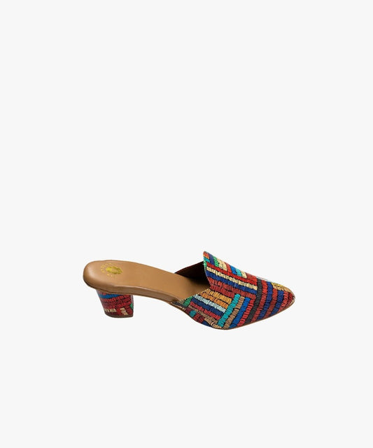 Graffiti Groove Mules Heels