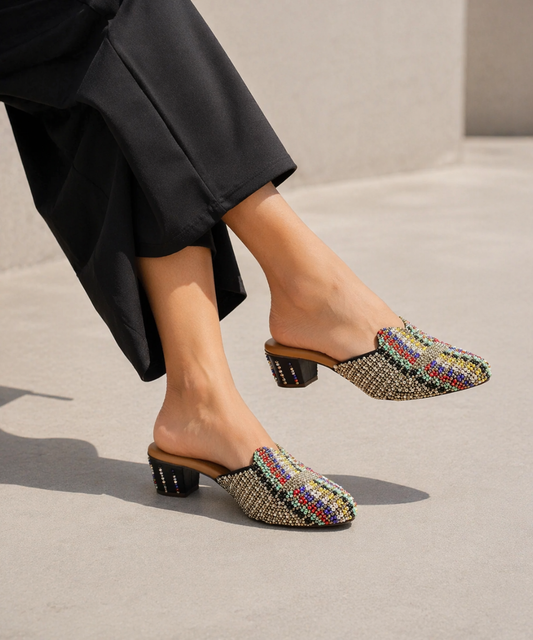 Rangeeli Chamakeeli Mules Heels