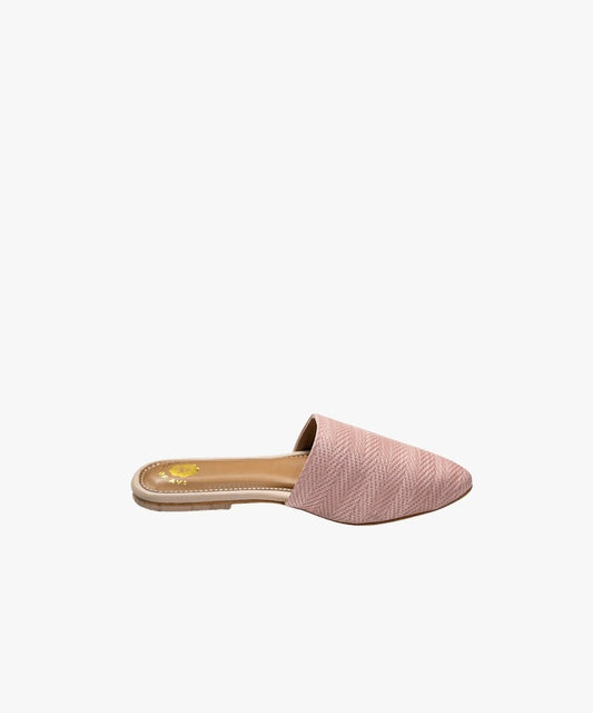 Bubblegum Blush Flat Mules