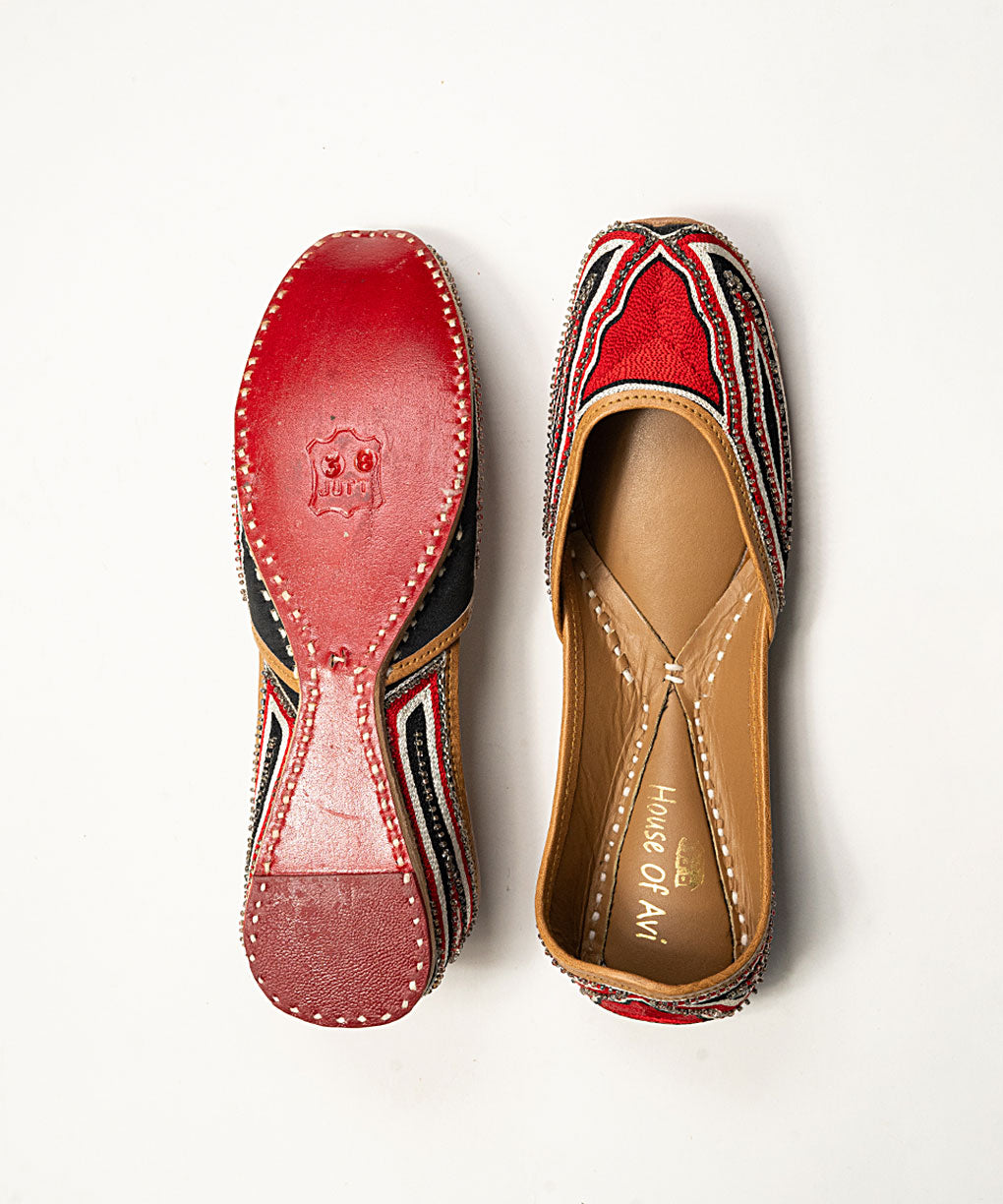 La-Naina Jutti - Genuine Leather Footwear