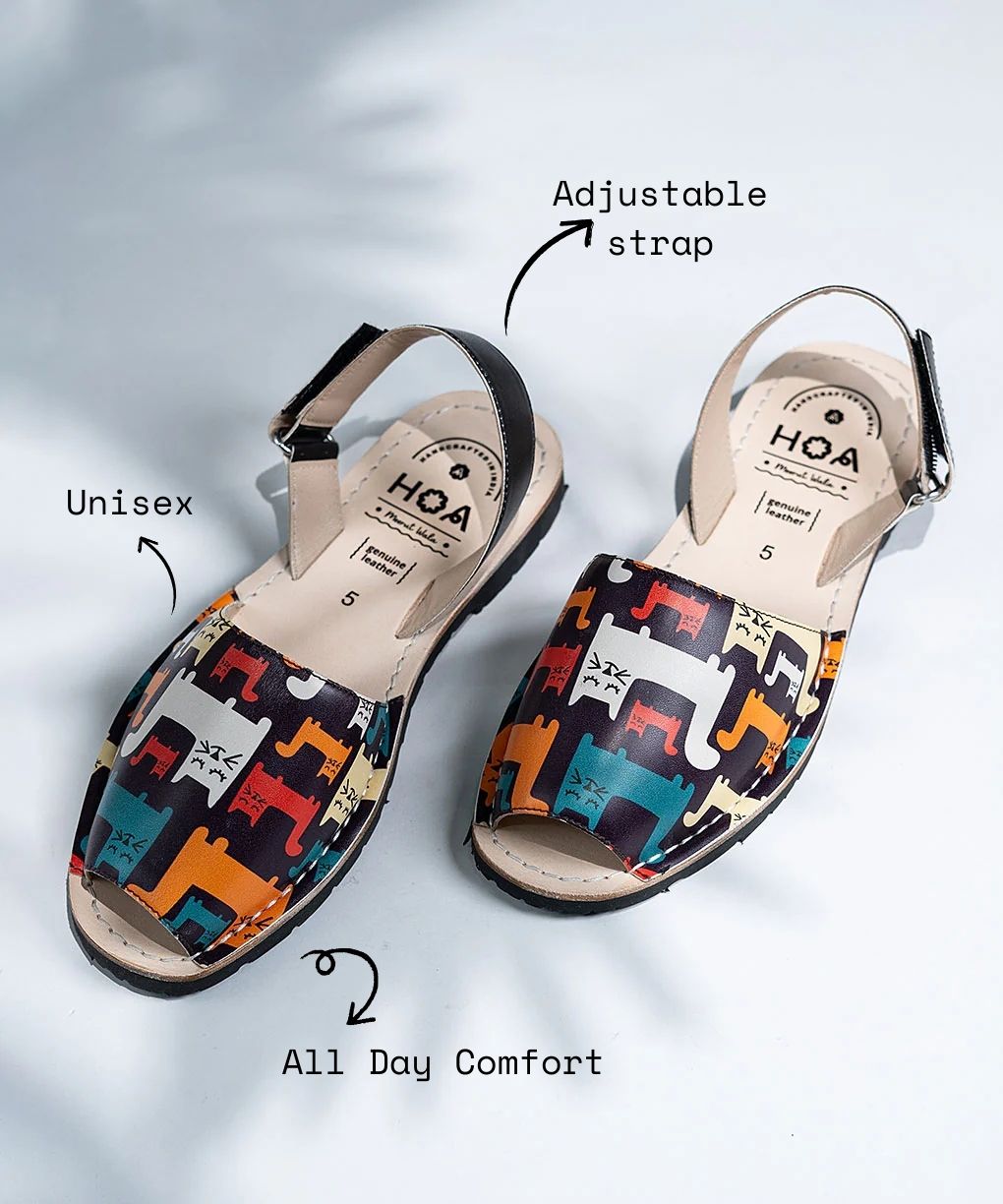 Paw-thentic Print Avircazz Sandals