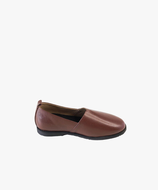 Brown Leather Loafer Shoes