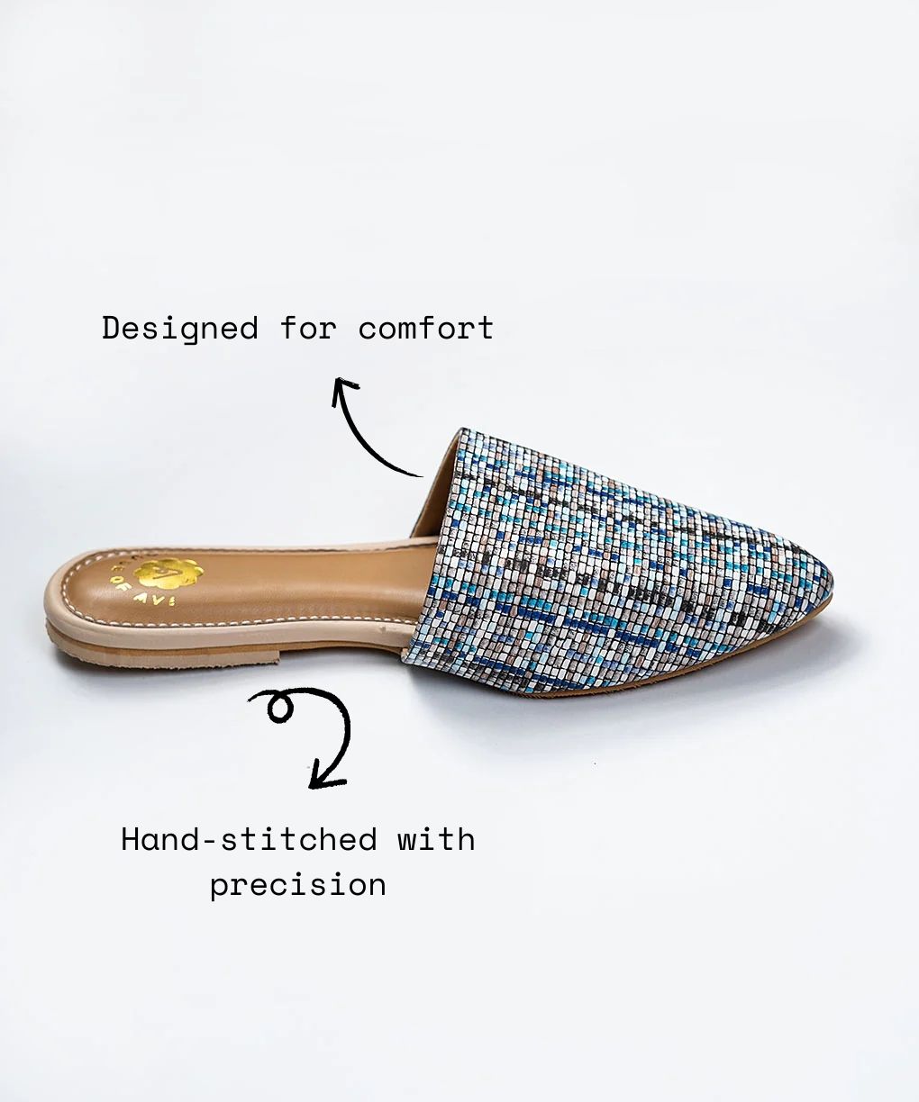 Mosaic Magic Flat Mules