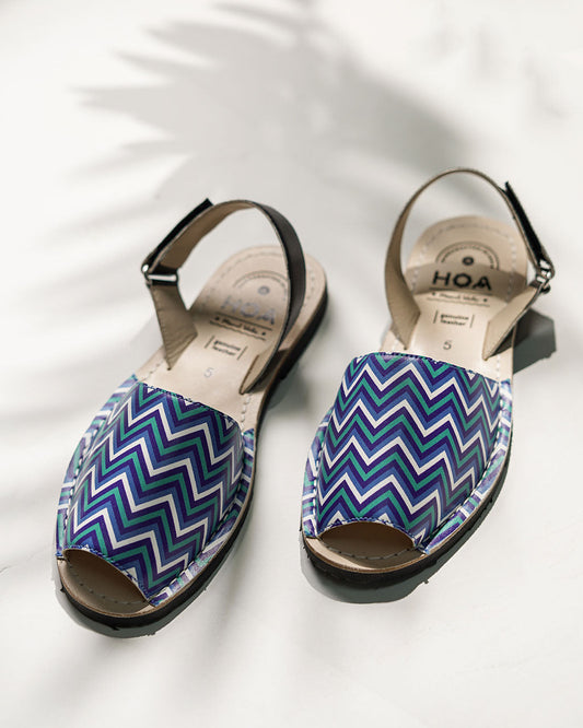 Monday Blues Unisex Sandals inspired by Avarca Sandals