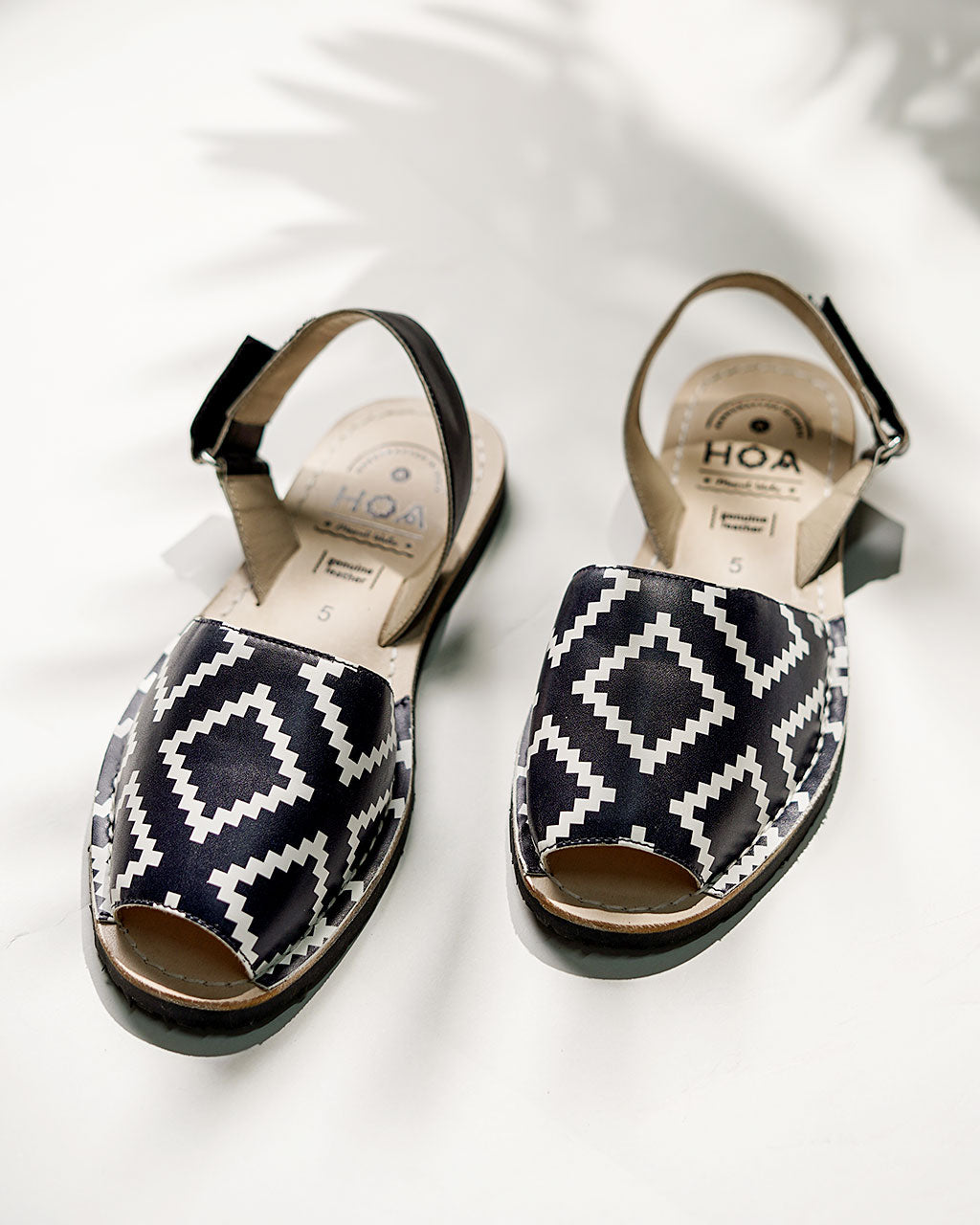 Midnight Unisex Sandals inspired by Avarca Sandals