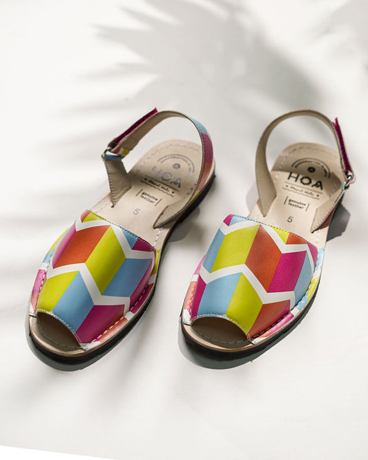 Kalei-doh-scope Unisex Sandals inspired by Avarca Sandals