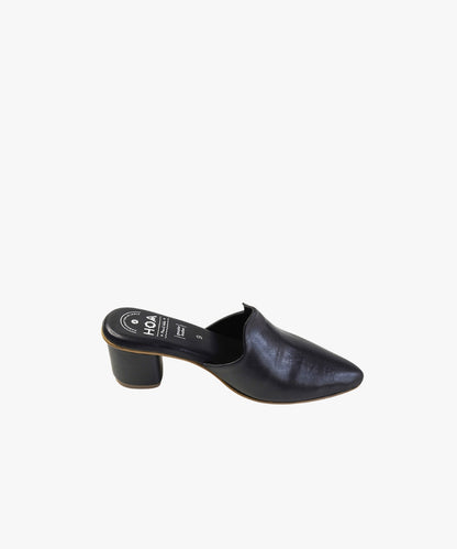 Black-Block Mules Heels