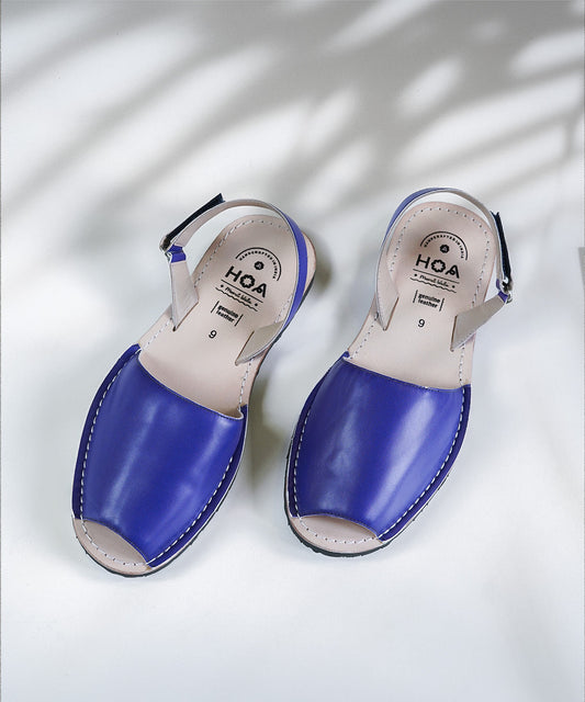 Blue Spotlight Unisex Sandals inspired by Avarca Sandals