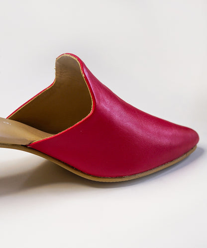 Red-Block Mules Heels