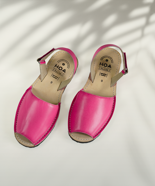 Fuchsia Unisex Sandals inspired by Avarca Sandals