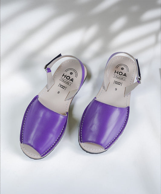 Purple Unisex Sandals inspired by Avarca Sandals