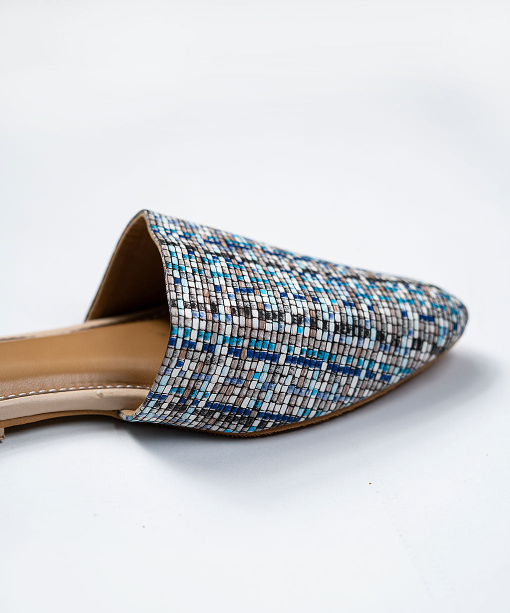 Mosaic Magic Flat Mules