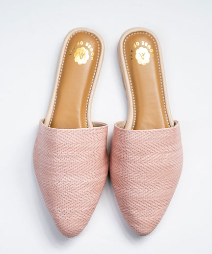 Bubblegum Blush Flat Mules