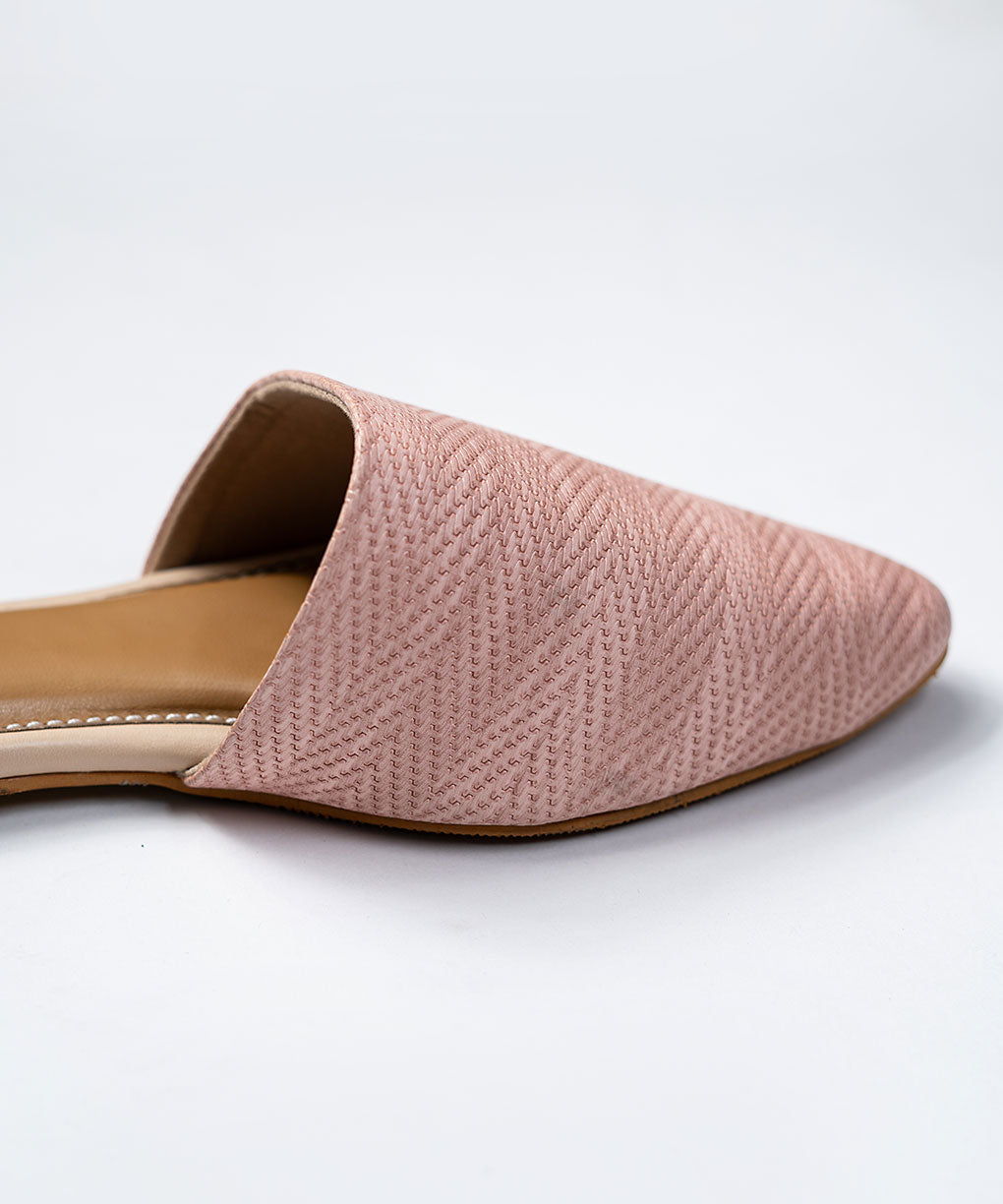 Bubblegum Blush Flat Mules