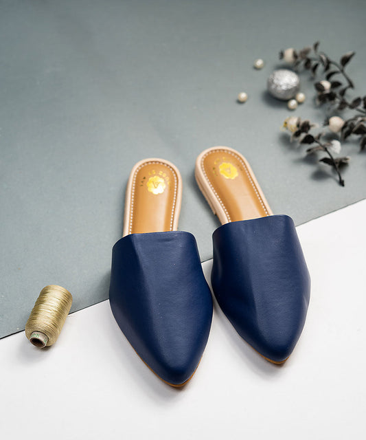 Midnight Magesty Flat Mules