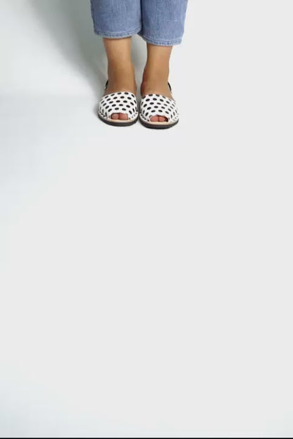 Black Polka Avircazz Sandals