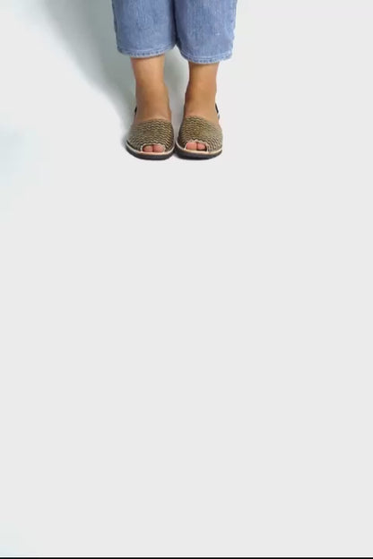 Black N Gold Avircazz Sandals